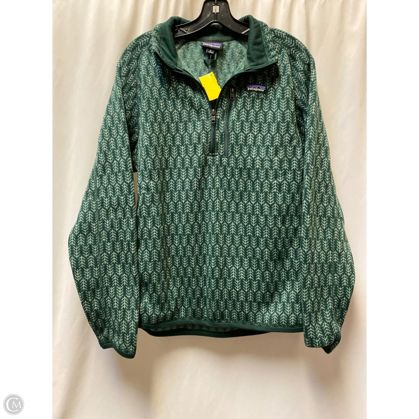 Jacket Shirt By Patagonia In Green, Size: M