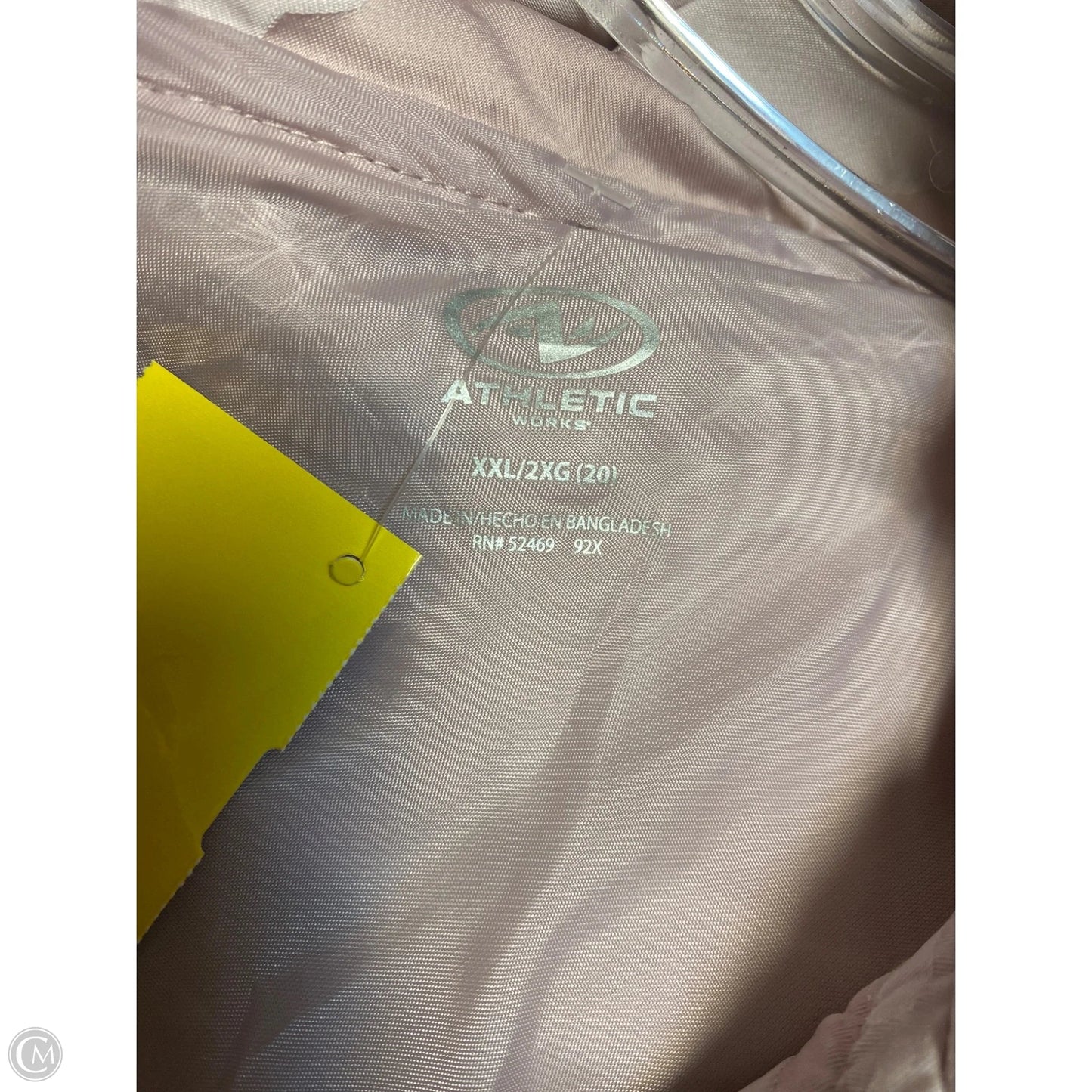 Jacket Other By Athletic Works In Pink, Size: Xxl