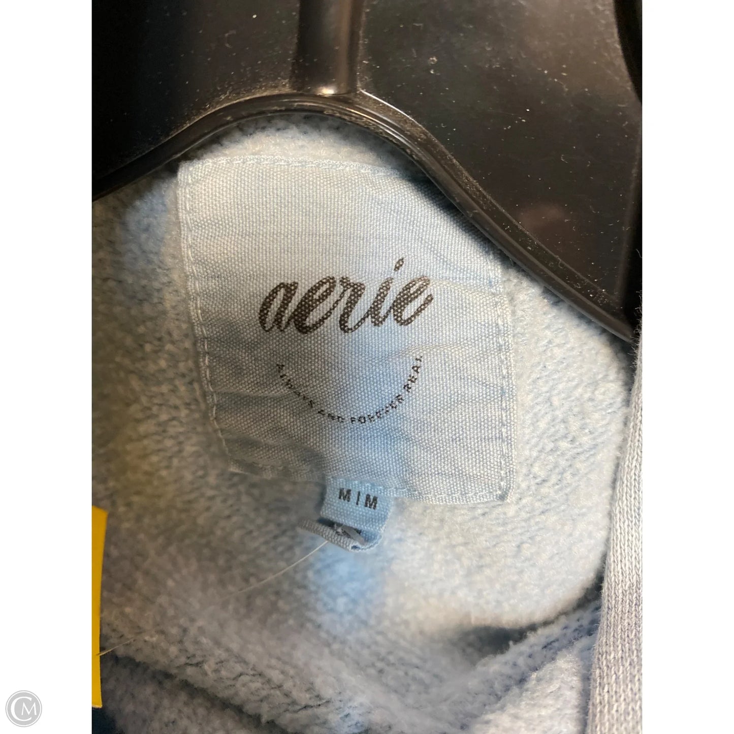 Athletic Sweatshirt Hoodie By Aerie In Blue, Size: M