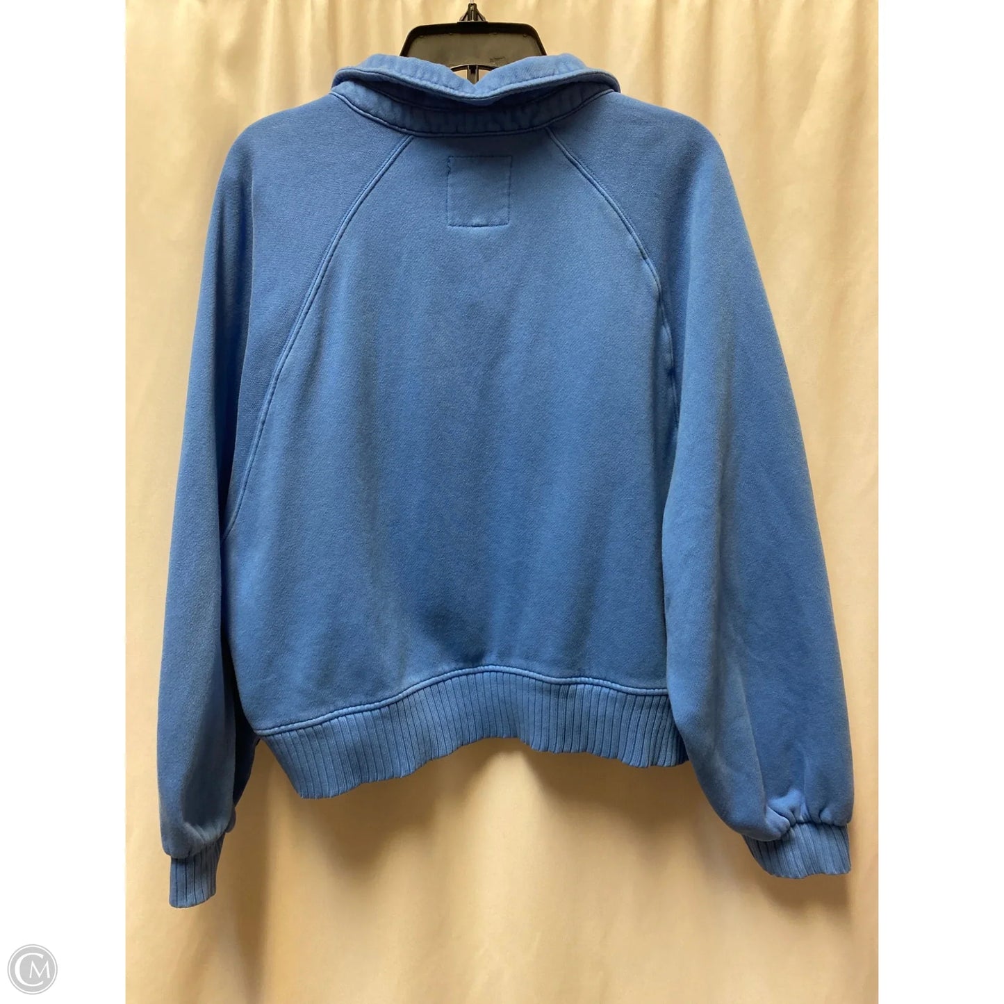 Athletic Sweatshirt Crewneck By Aerie In Blue, Size: L