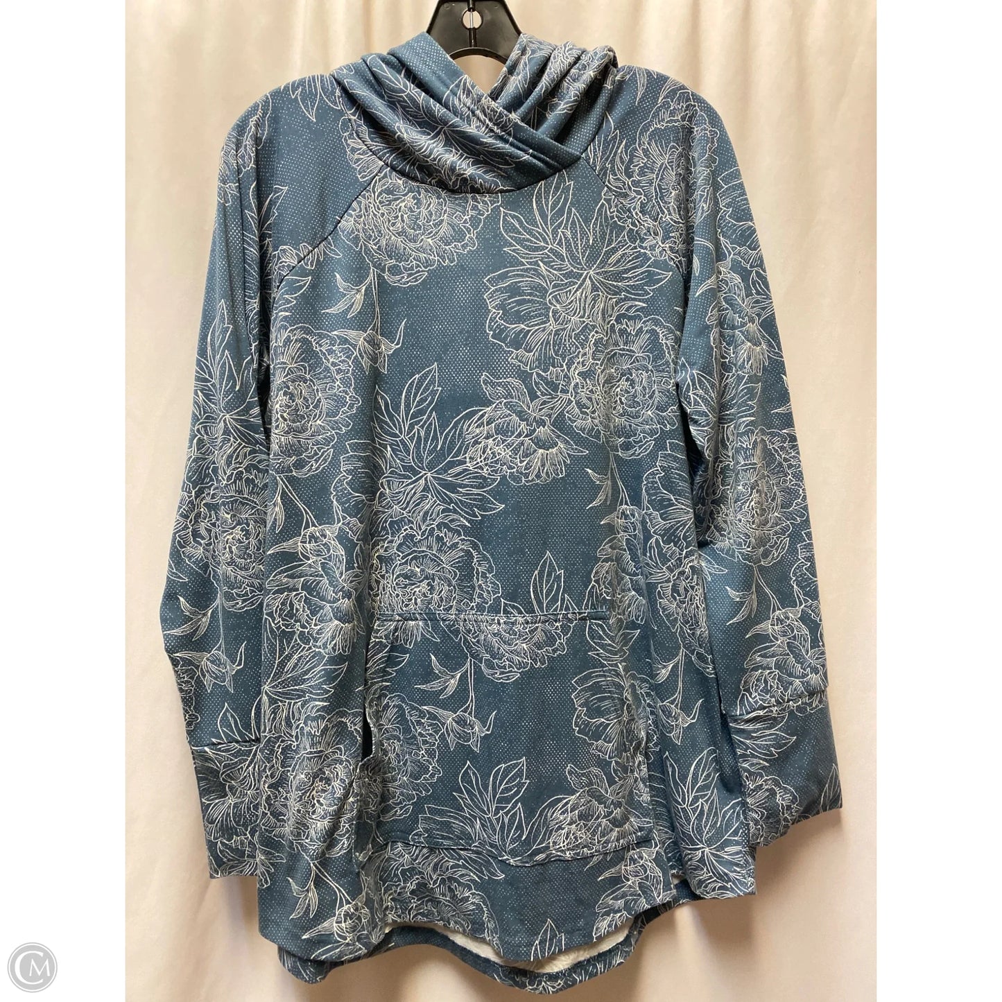 Top Long Sleeve By Lularoe In Blue, Size: L