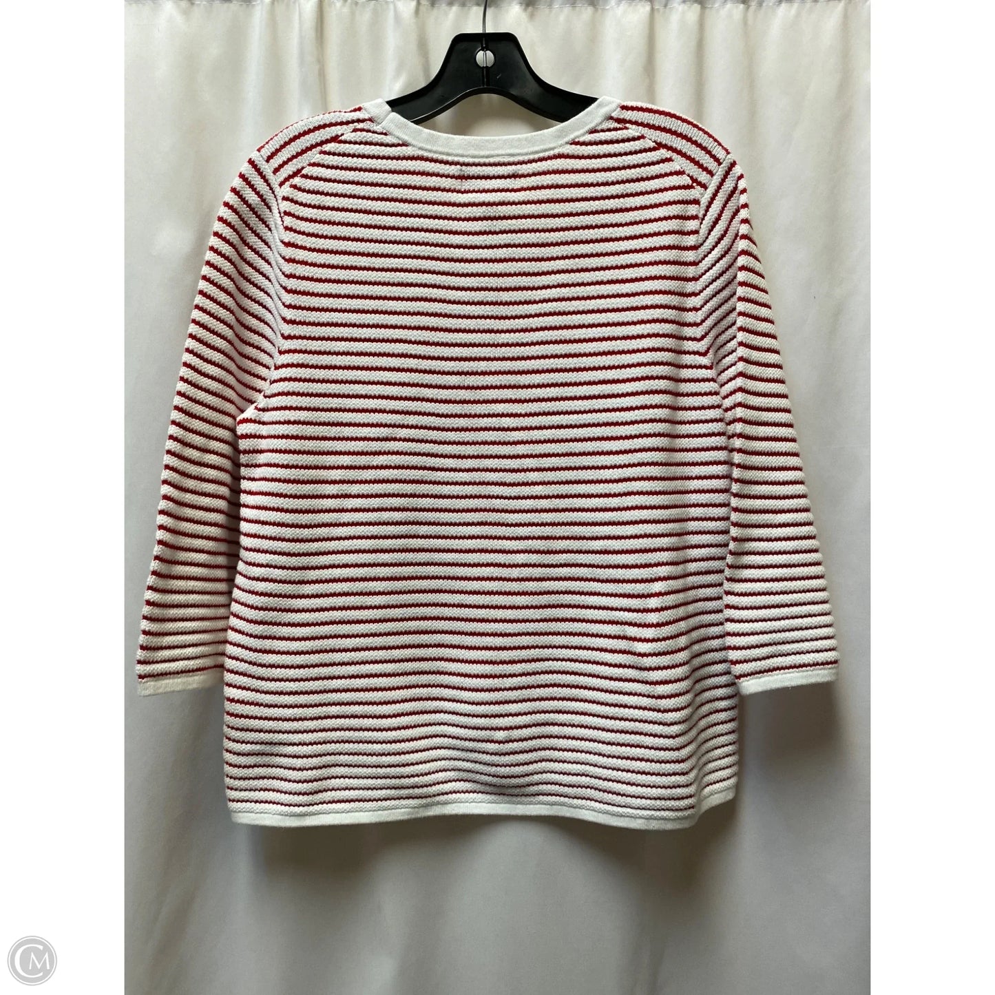 Top Long Sleeve By Croft And Barrow In Red, Size: L