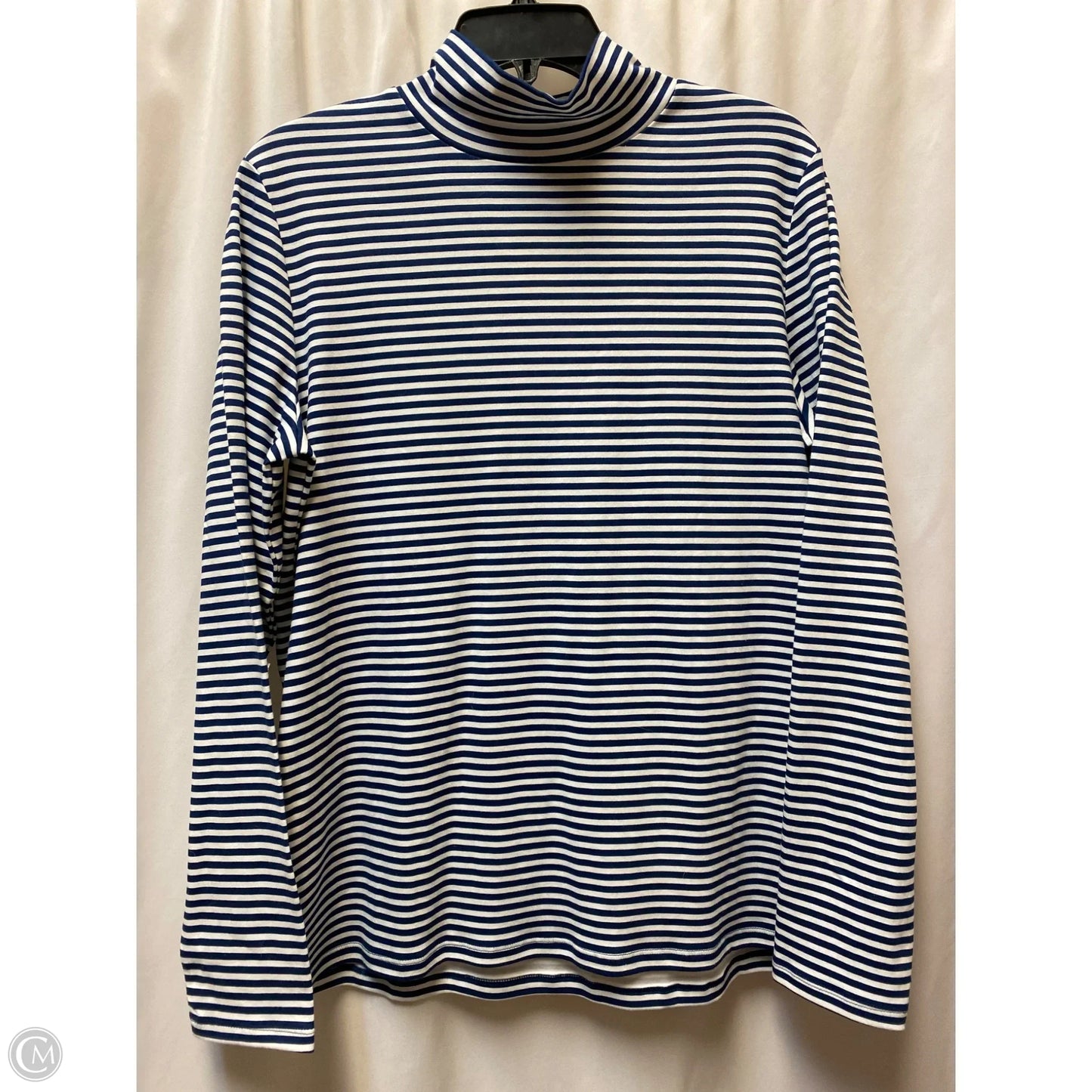 Top Long Sleeve By Croft And Barrow In Blue, Size: Xl