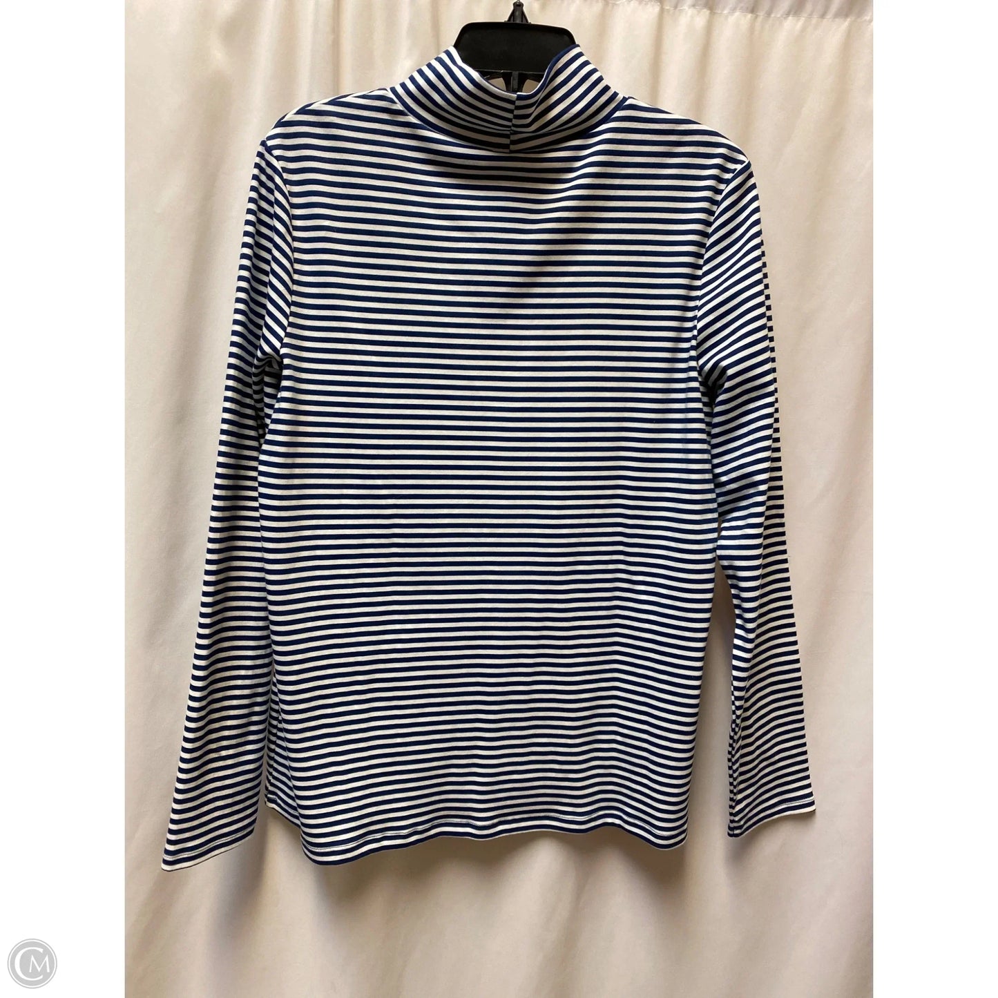 Top Long Sleeve By Croft And Barrow In Blue, Size: Xl