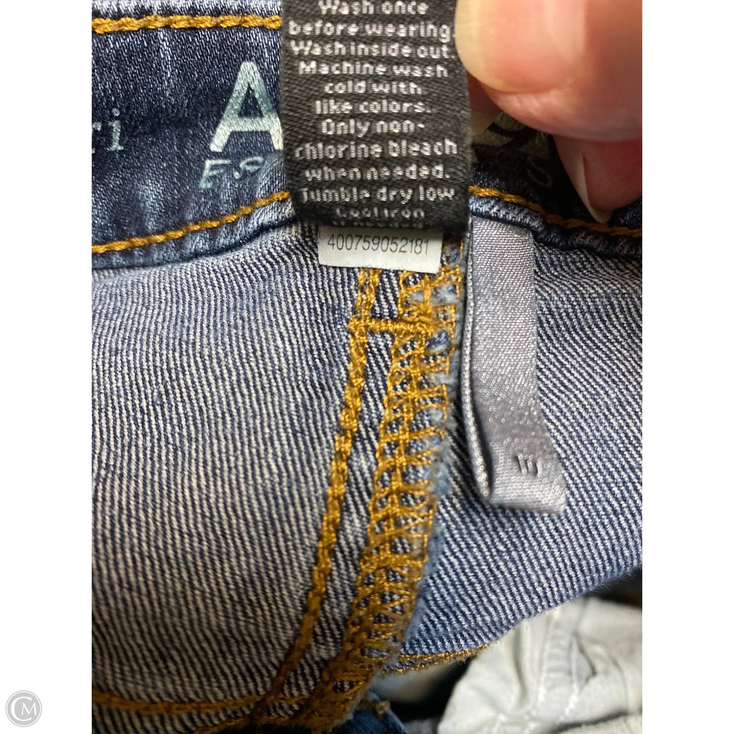 Jeans Skinny By Apt 9 In Blue Denim, Size: 10