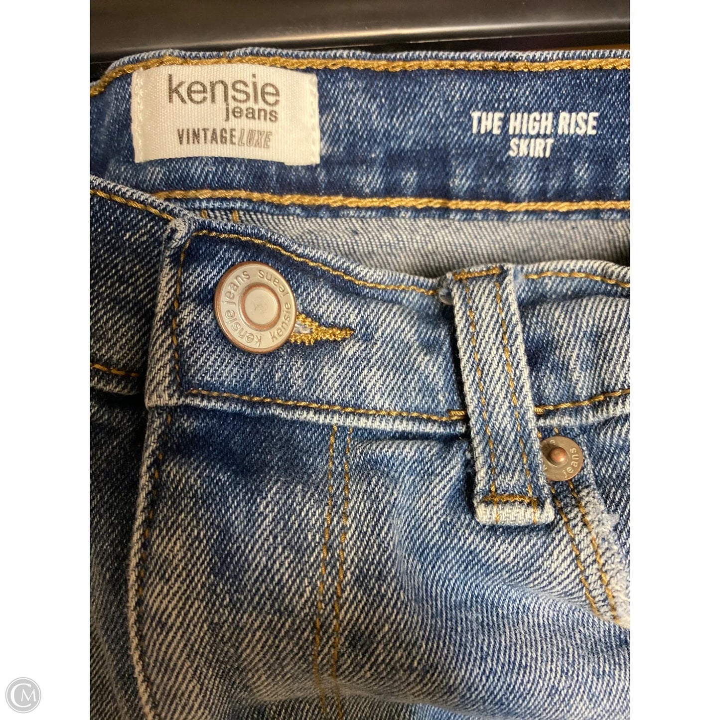 Skirt Maxi By Kensie In Blue Denim, Size: 4