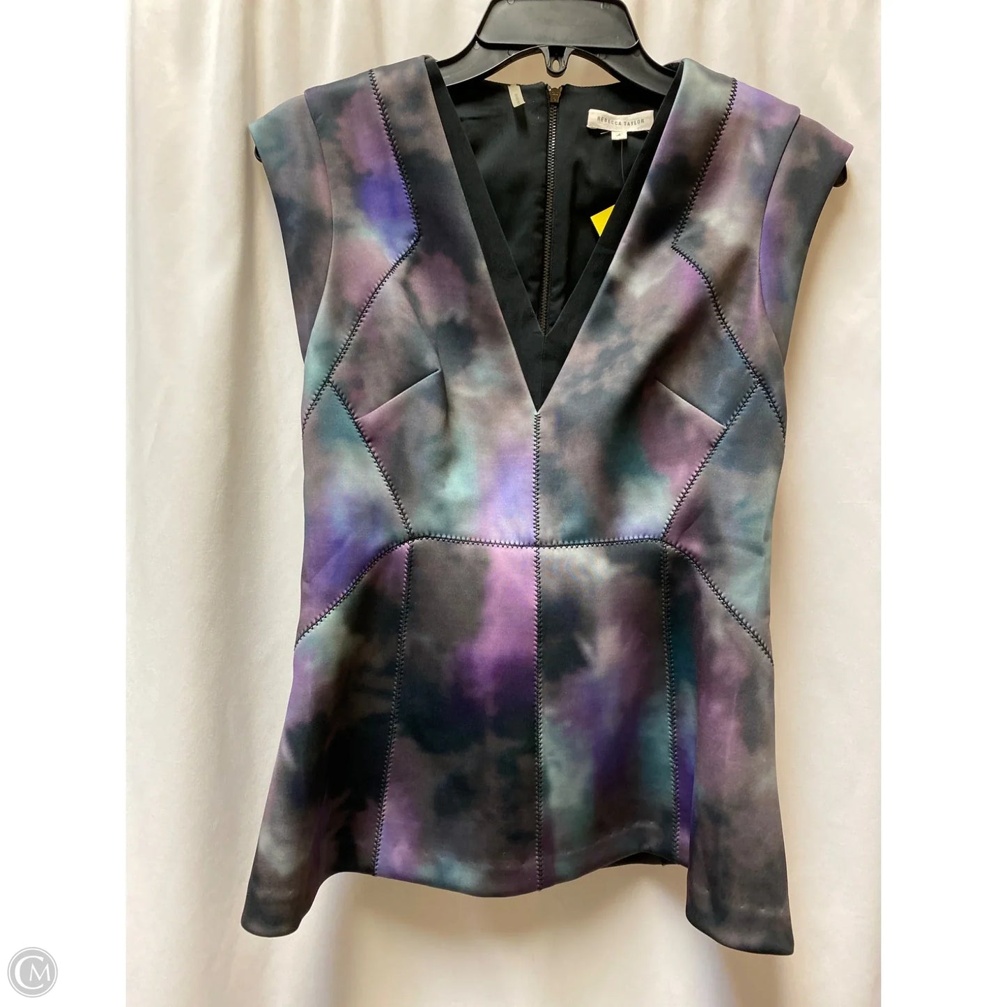 Top Sleeveless By Rebecca Taylor In Purple, Size: S