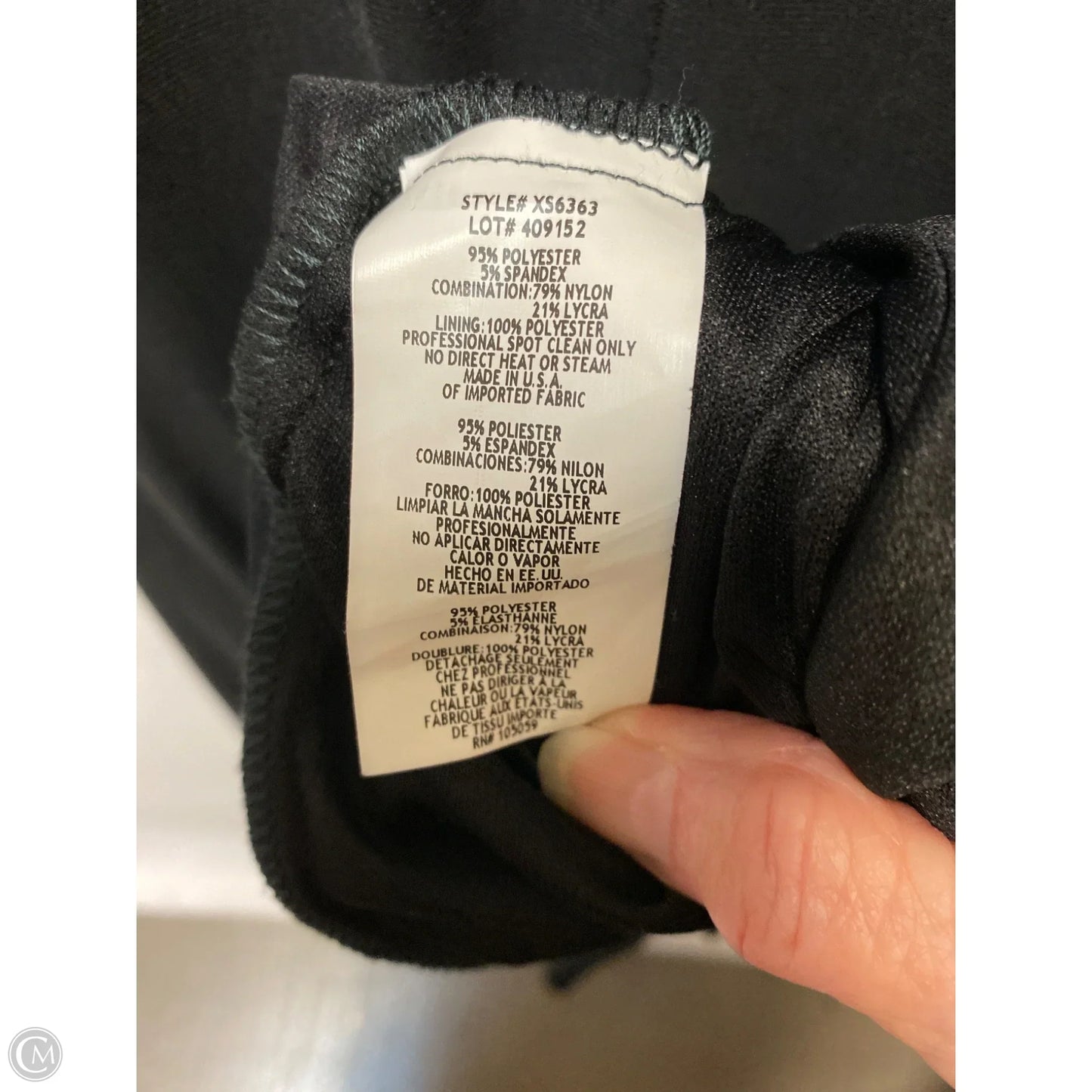 Dress Designer By Xscape In Black, Size: S