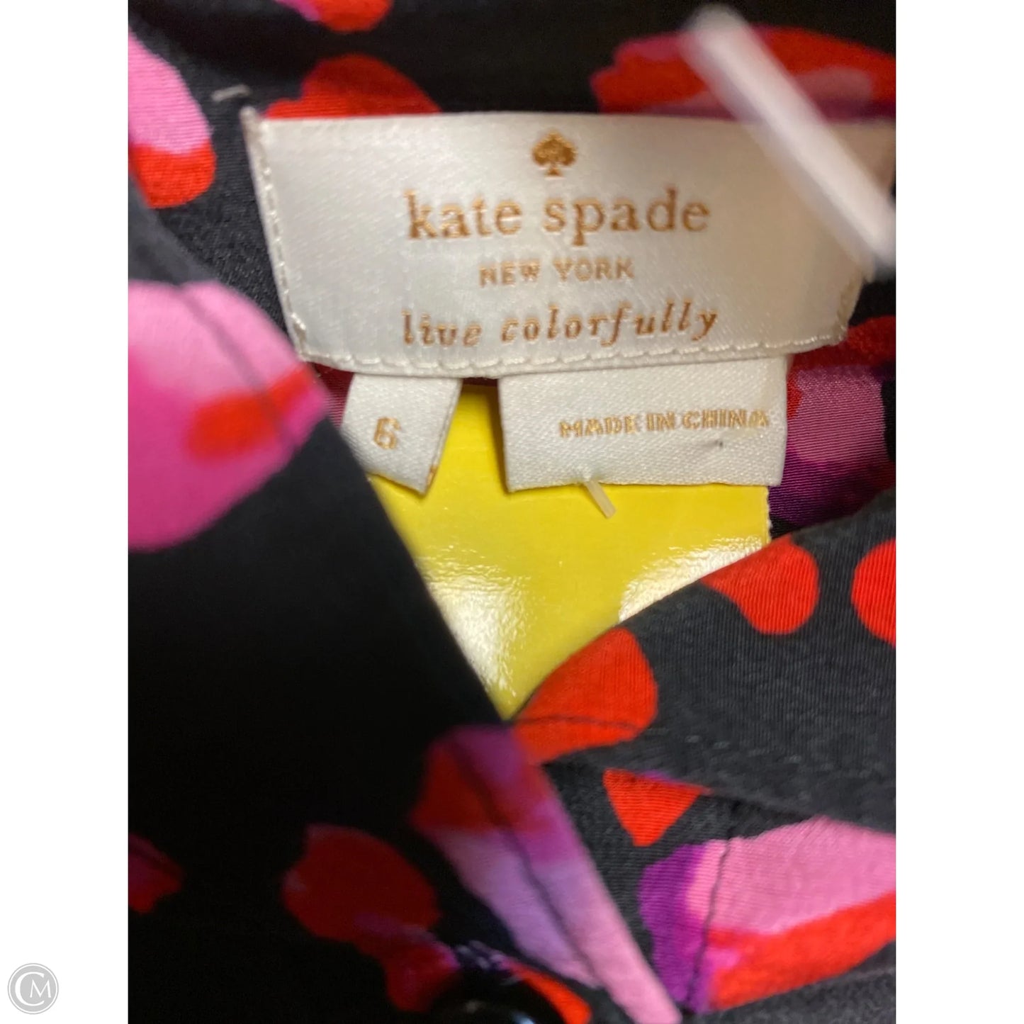 Top Long Sleeve Designer By Kate Spade In Pink, Size: S