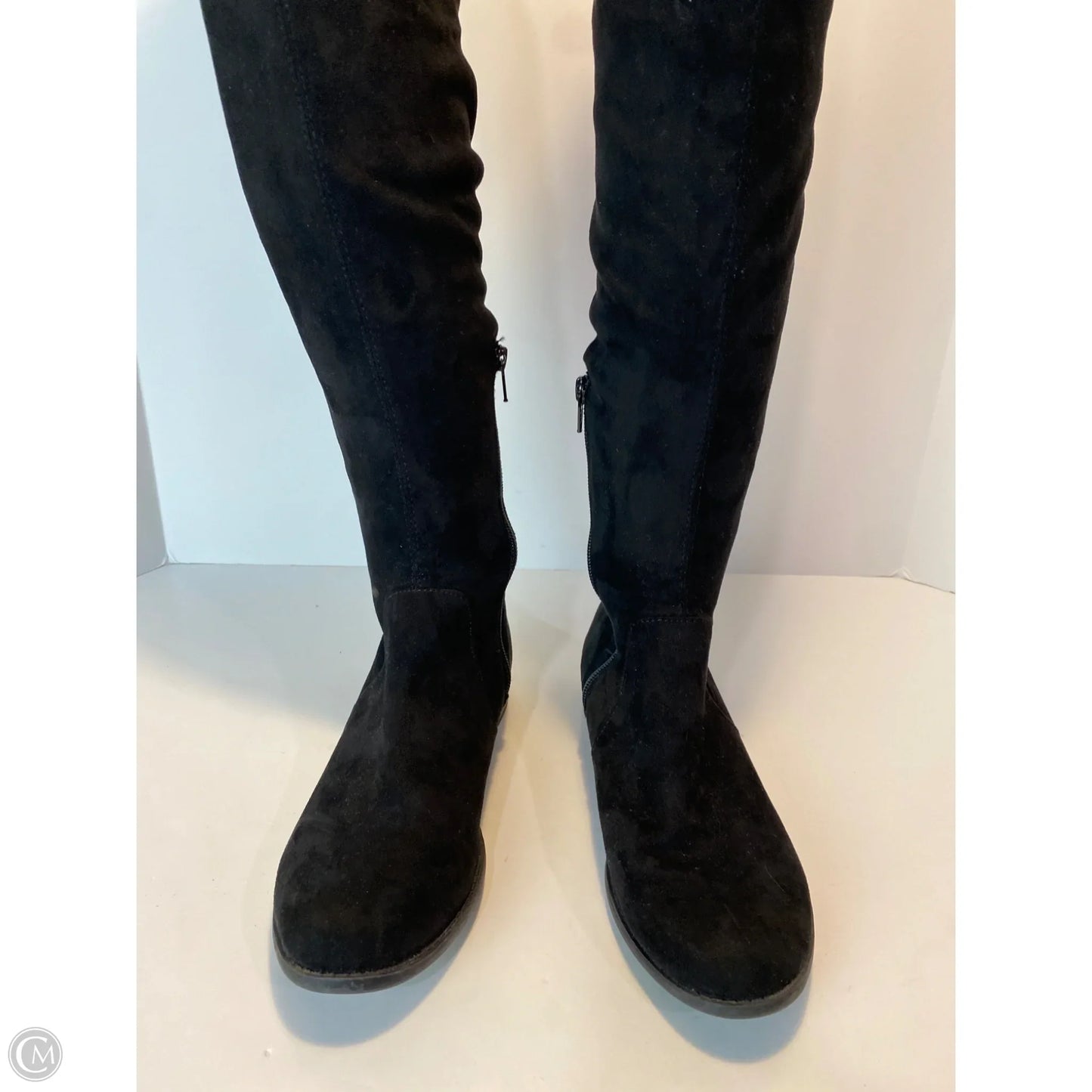 Boots Knee Flats By Target In Black, Size: 8