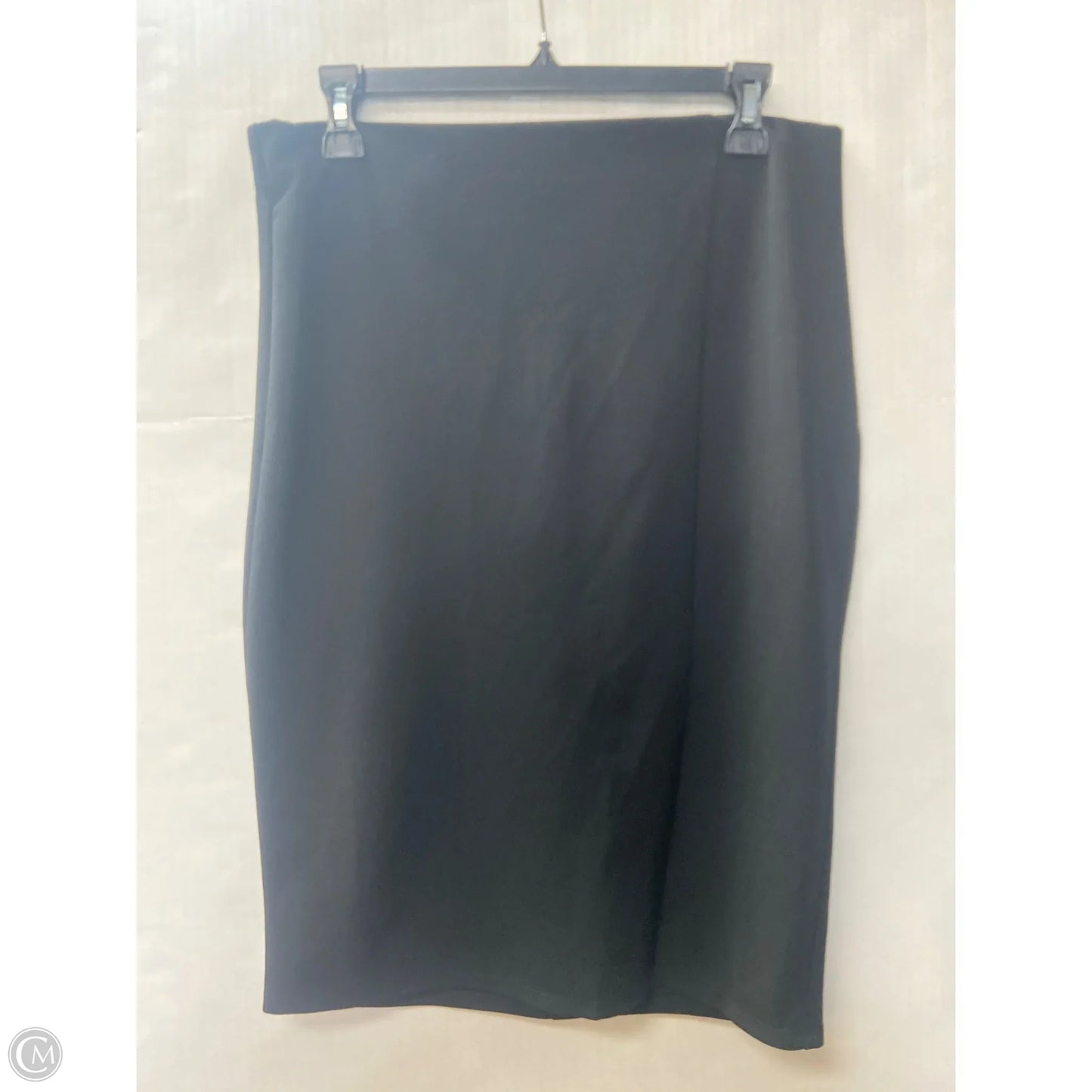 Skirt Midi By Haute Monde In Black, Size: L