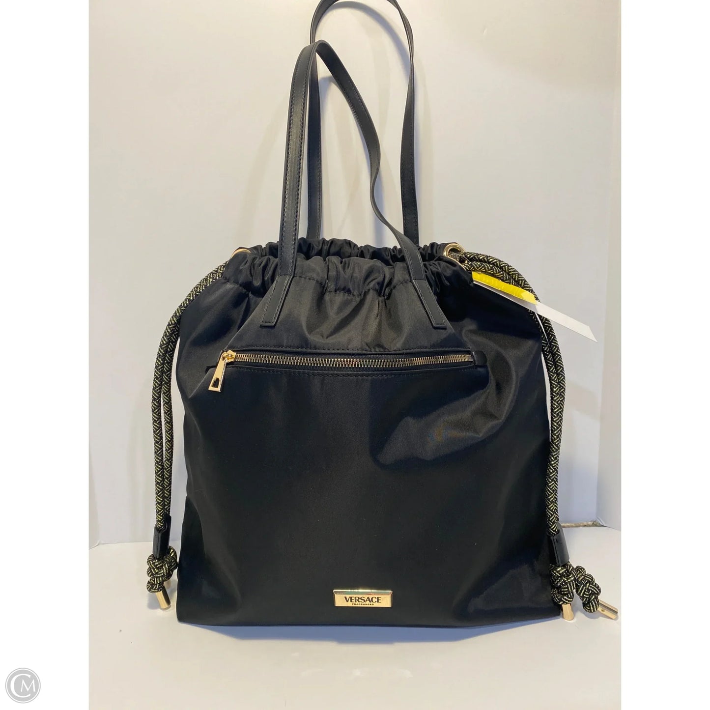 Handbag Luxury Designer By Versace, Size: Large