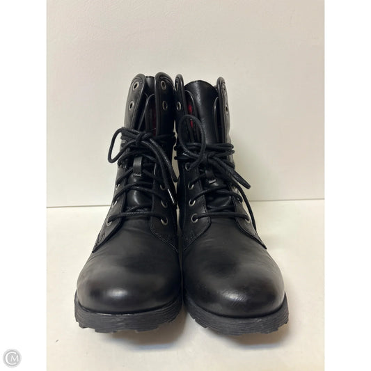 Boots Ankle Flats By Nine West In Black, Size: 7.5