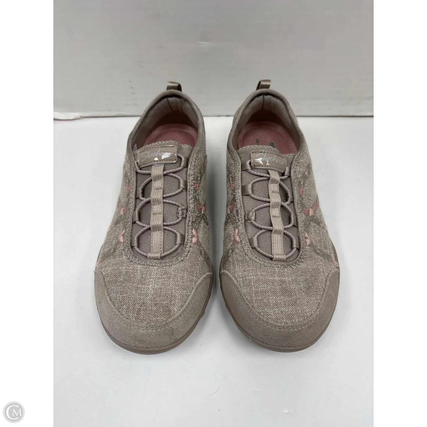 Shoes Sneakers By Skechers In Taupe, Size: 8