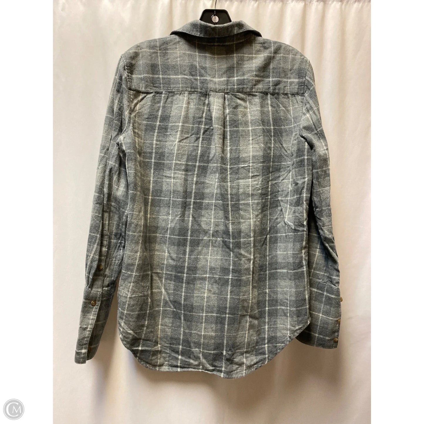Top Long Sleeve By Madewell In Grey, Size: Xs