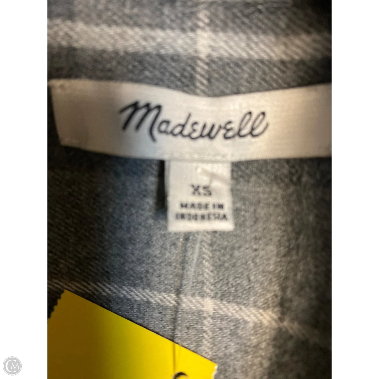 Top Long Sleeve By Madewell In Grey, Size: Xs