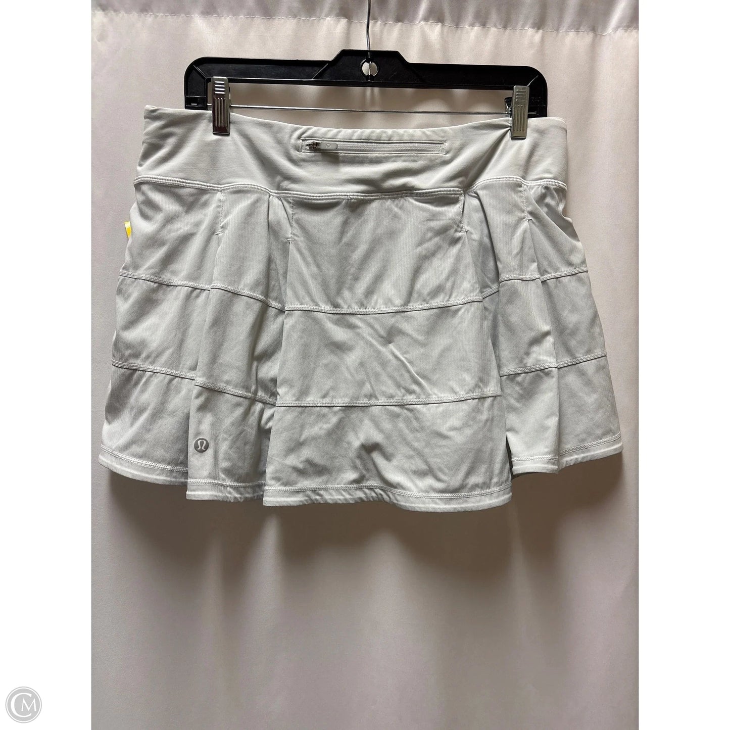 Athletic Skort By Lululemon In White, Size: 10