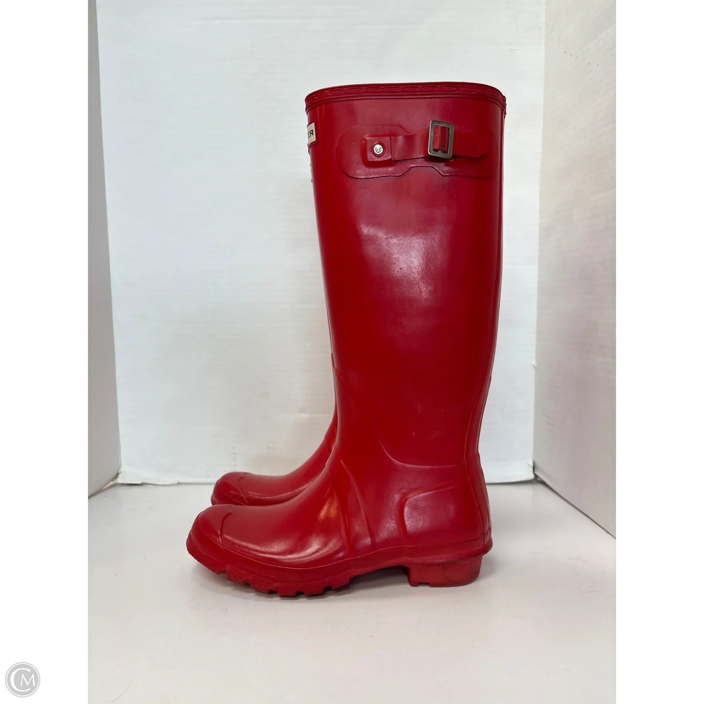 Boots Rain By Hunter In Red, Size: 10