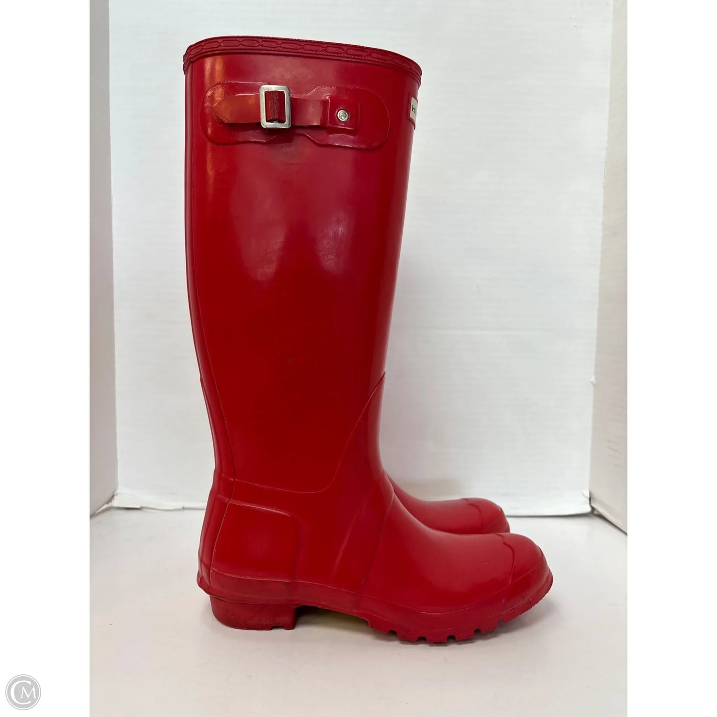 Boots Rain By Hunter In Red, Size: 10