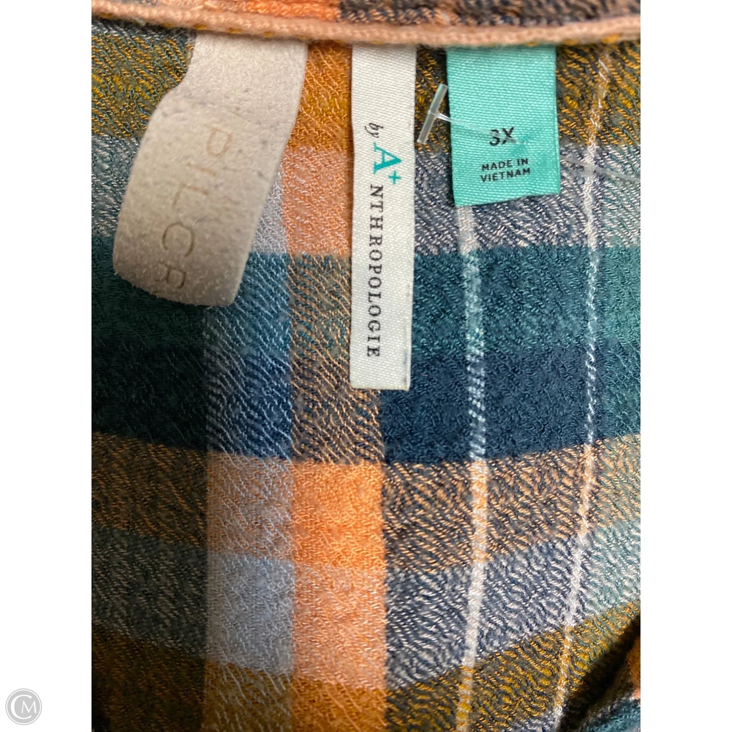 Top Long Sleeve By Pilcro In Peach, Size: 3x