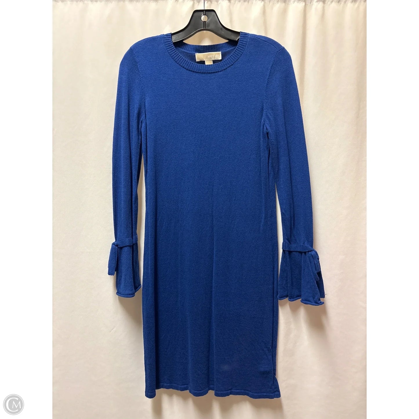 Dress Casual Midi By Michael By Michael Kors In Blue, Size: S