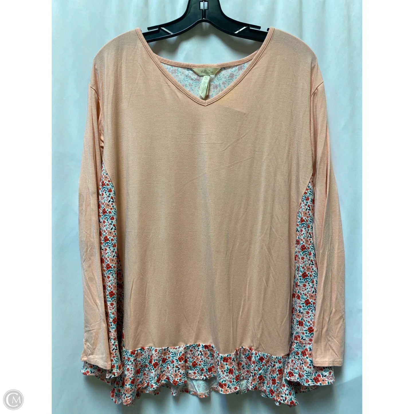 Top Long Sleeve By Matilda Jane In Pink, Size: S