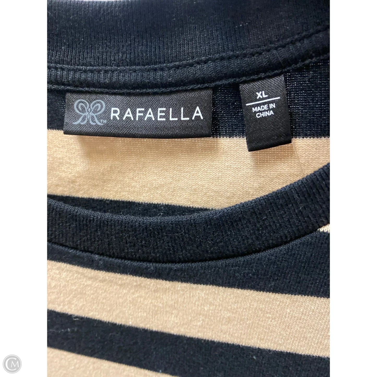 Top Long Sleeve By Rafafella, in Tan Size: Xl