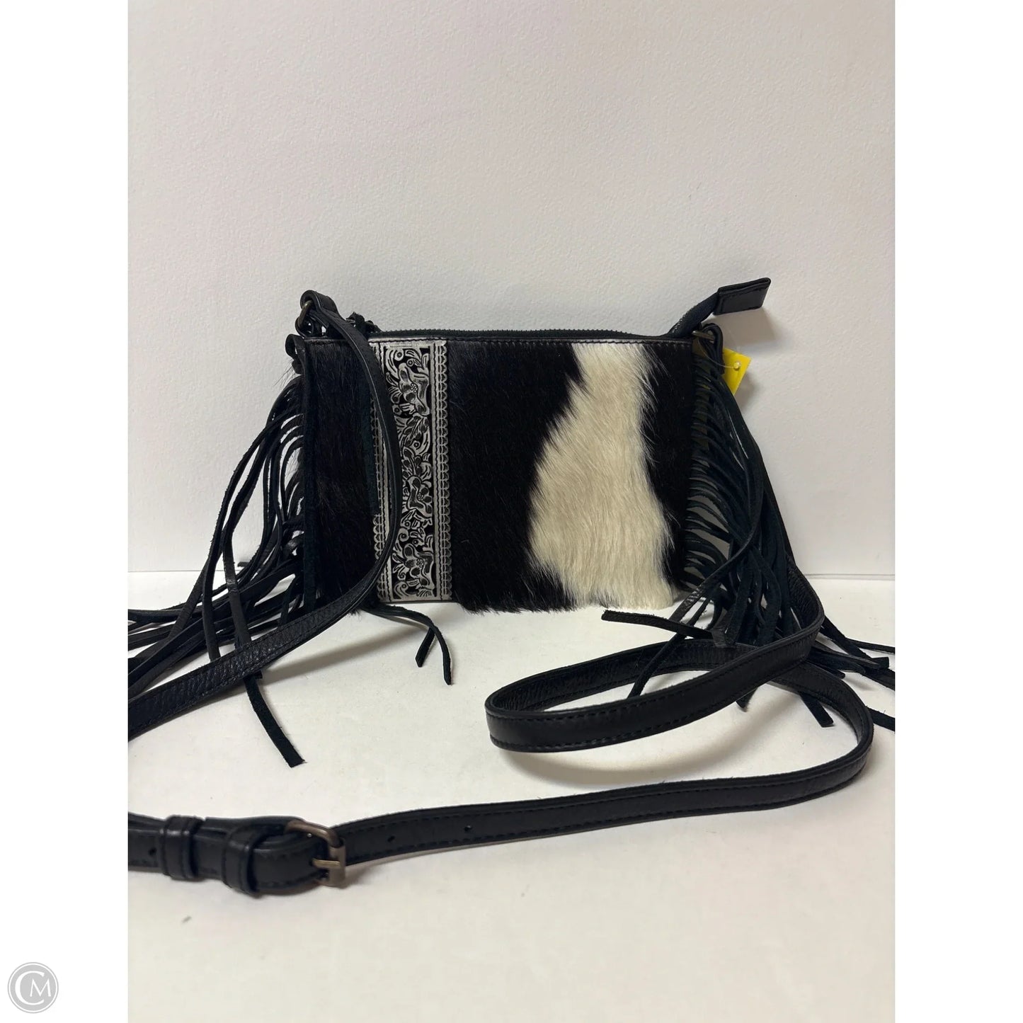 Crossbody Leather By Shyanne, Size: Small