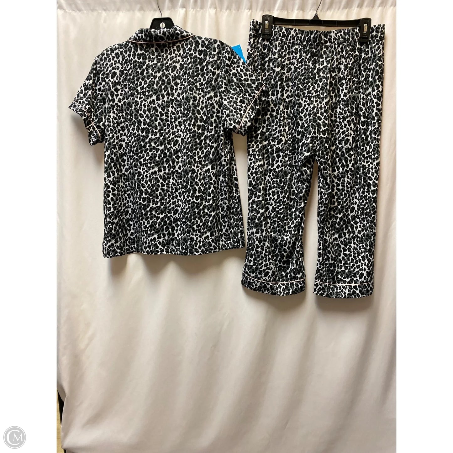 Pajamas 2pc By Tahari In Animal Print, Size: M