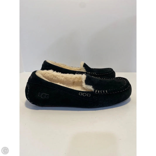 Slippers Designer By Ugg In Black, Size: 10