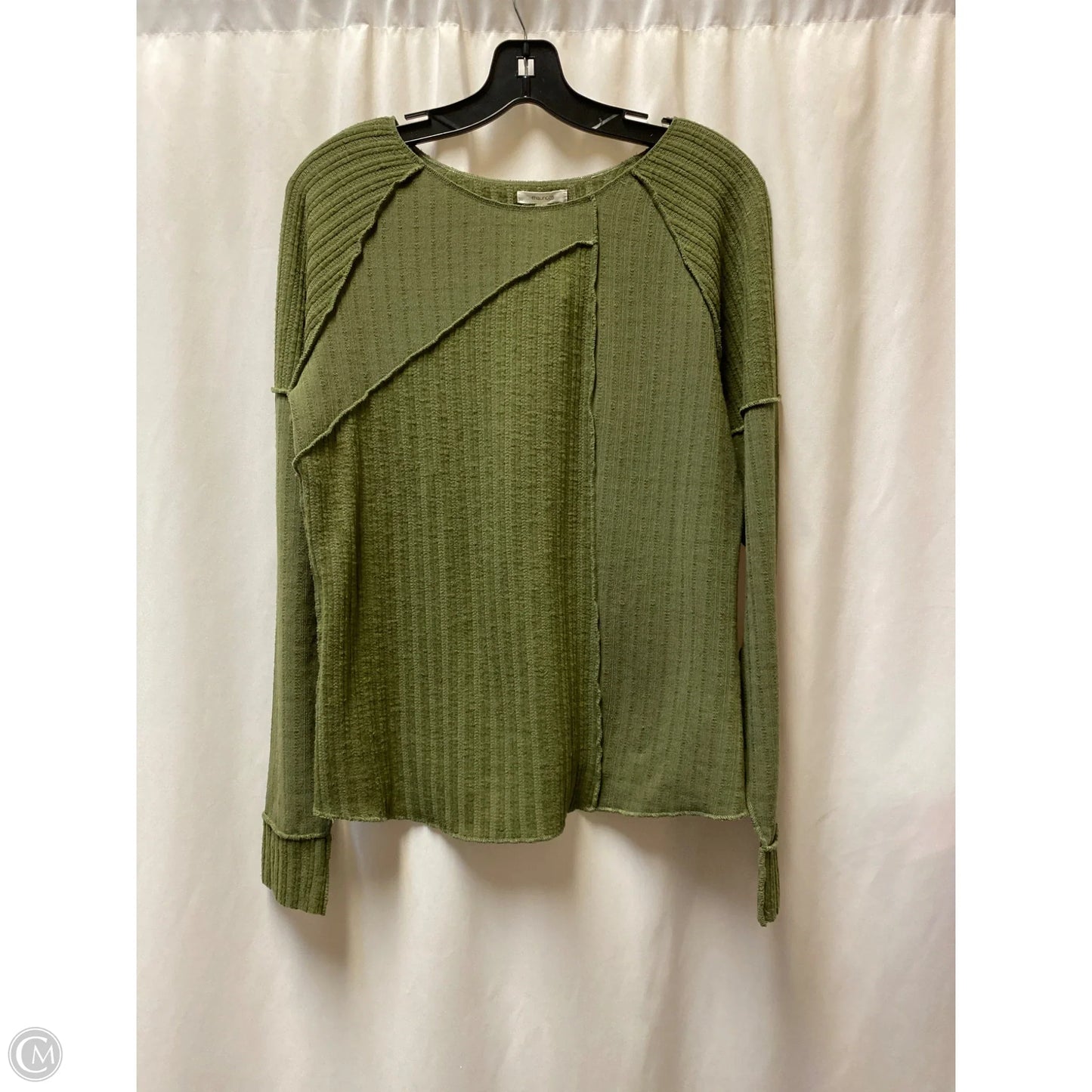 Top Long Sleeve By Maurices In Green, Size: L