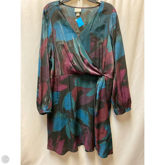 Dress Casual Maxi By Ava & Viv In Purple, Size: 2x