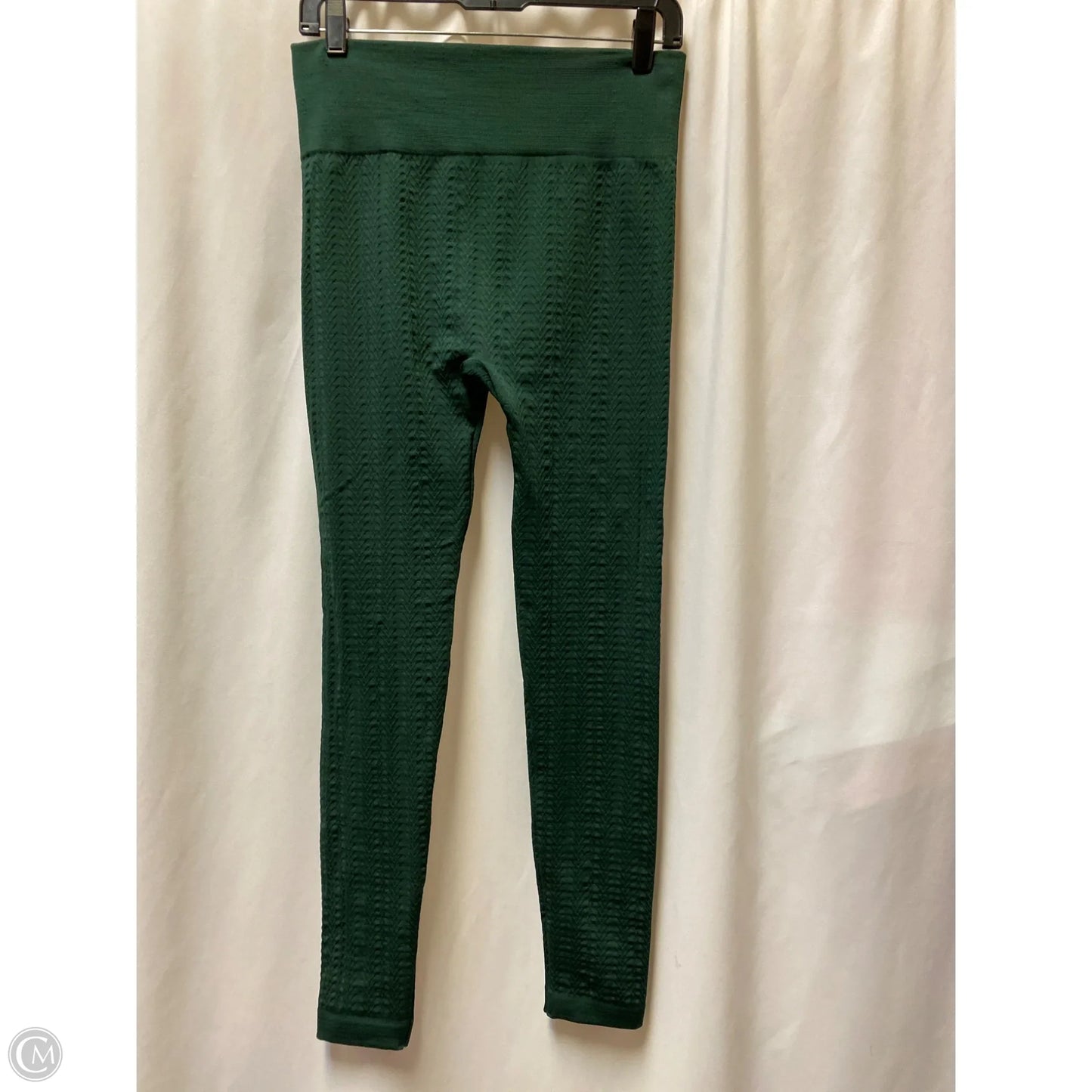 Pants Leggings By Wonderly In Green, Size: L