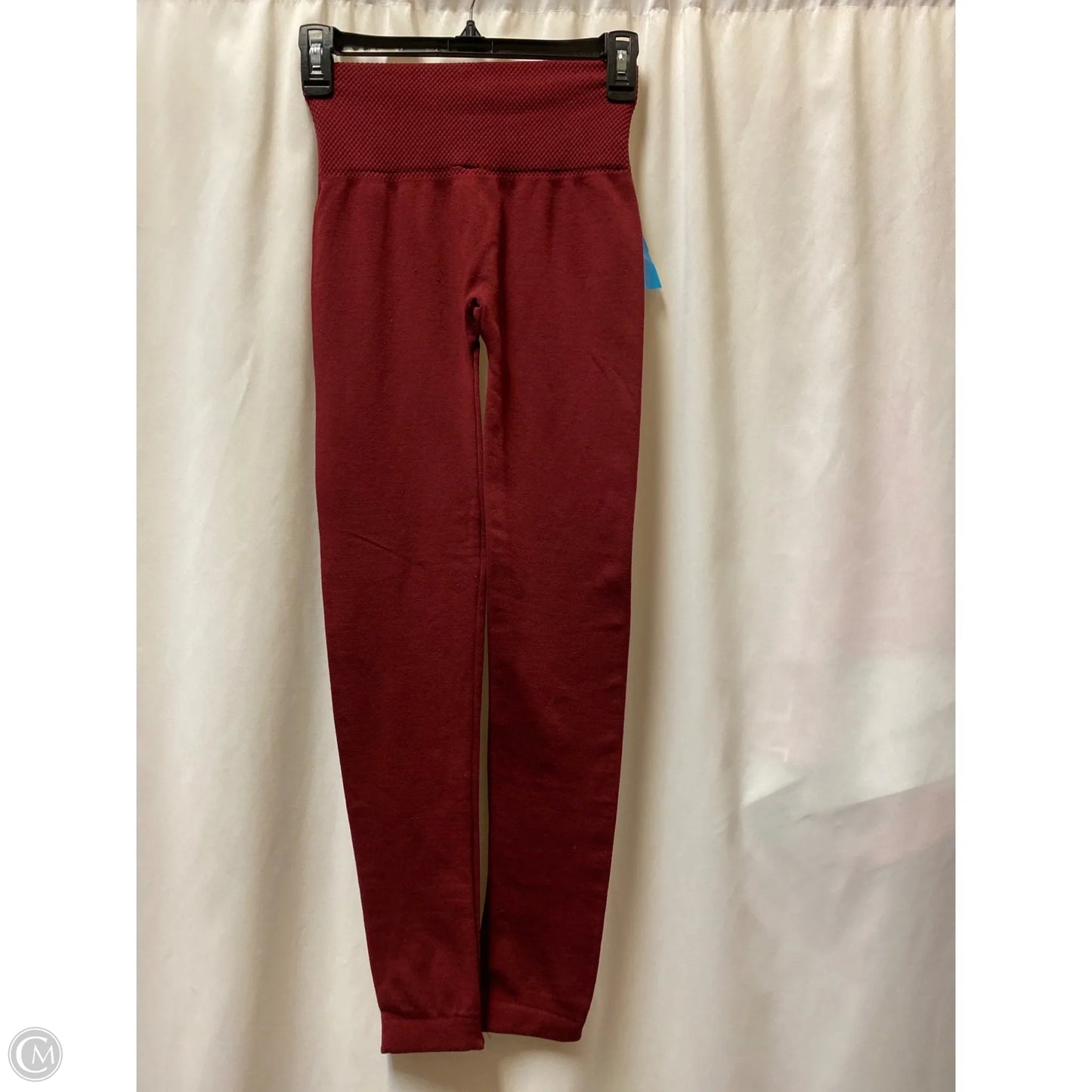 Pants Leggings By Yelete In Maroon, Size: Osfm