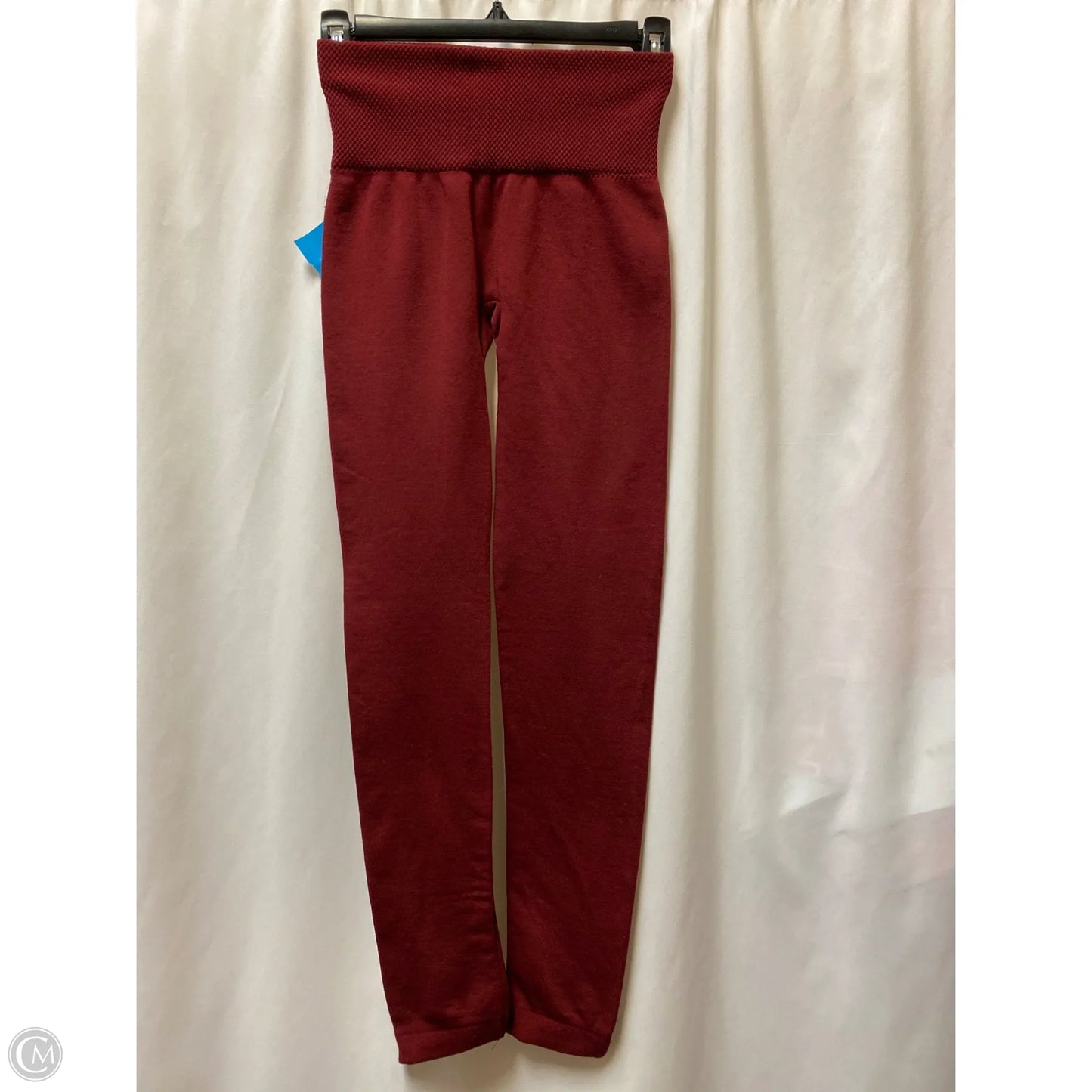 Pants Leggings By Yelete In Maroon, Size: Osfm