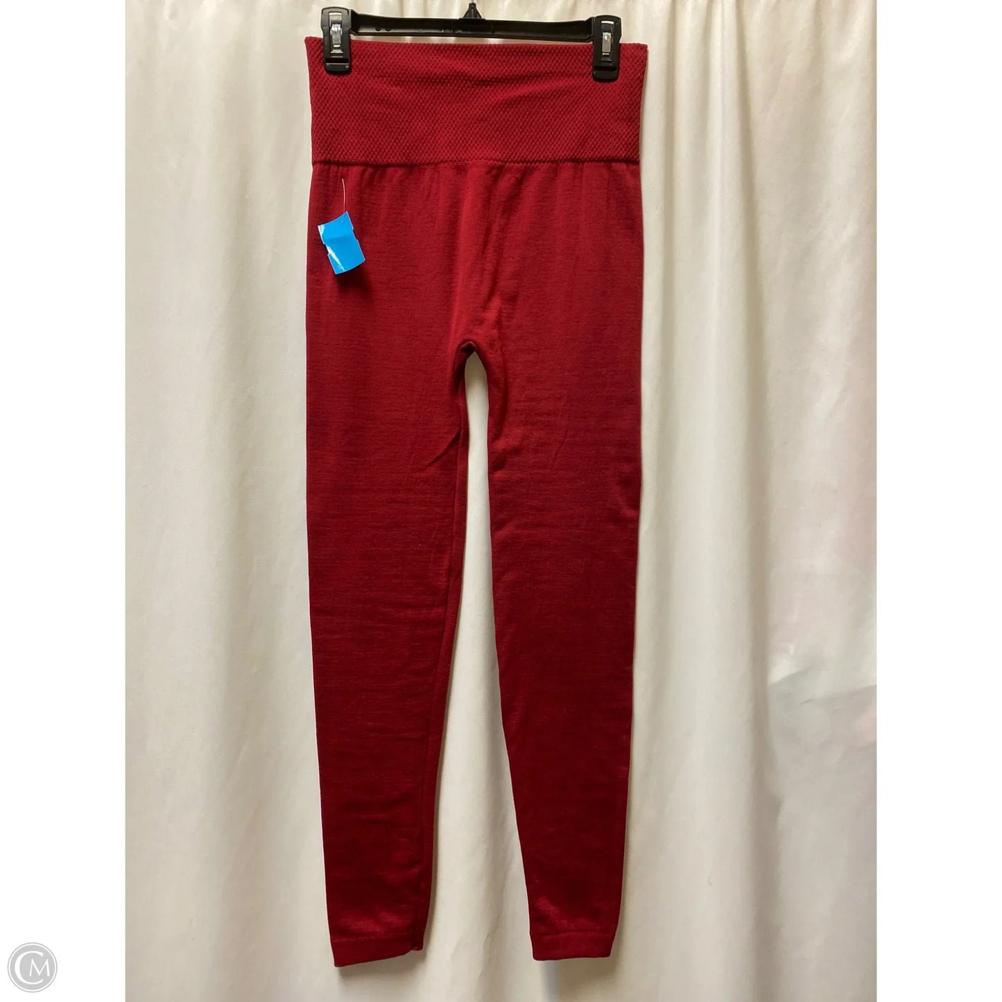 Pants Leggings By Cmf In Maroon, Size: Osfm