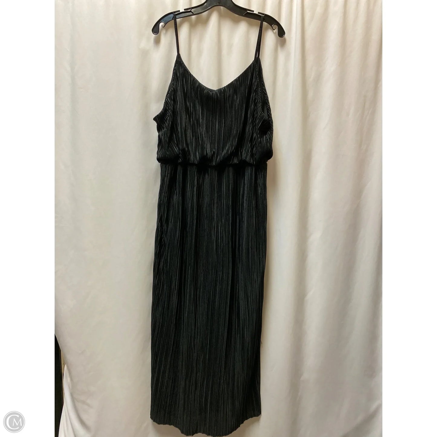Dress Casual Maxi By Clothes Mentor In Black, Size: 3x