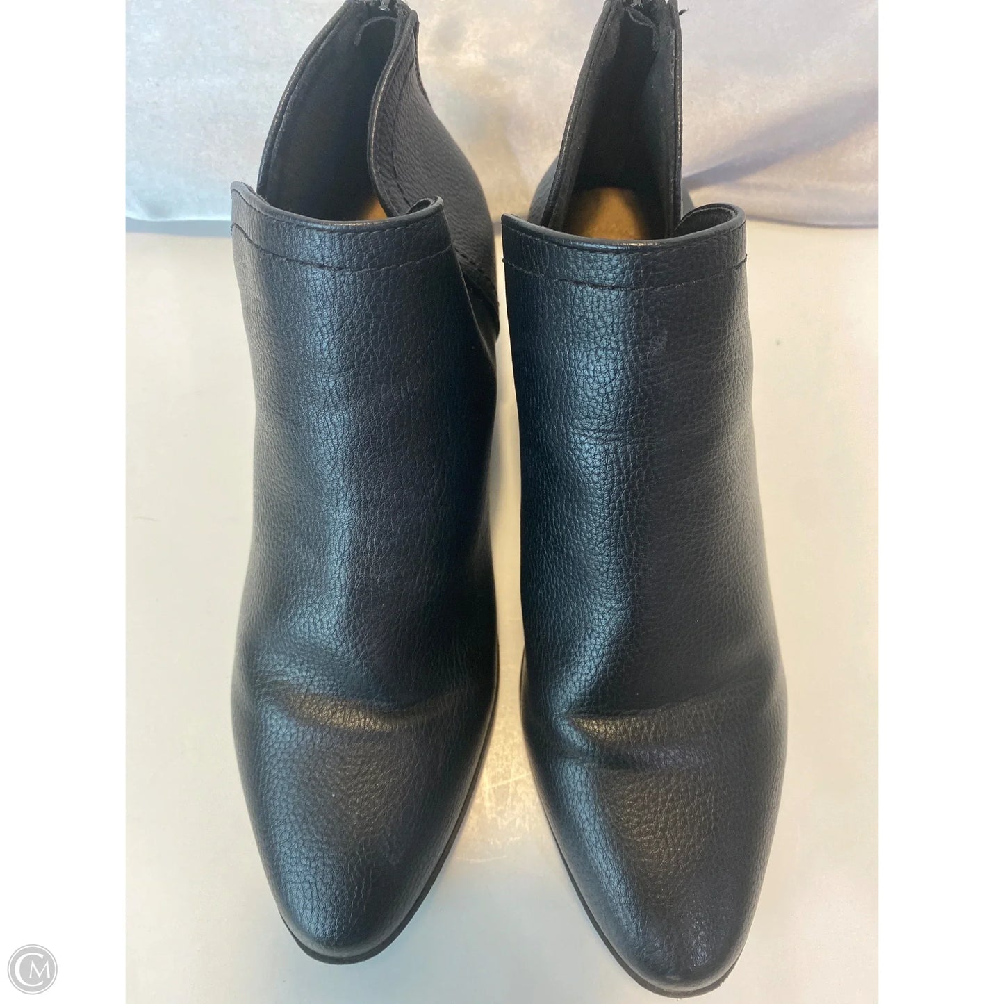 Boots Ankle Heels By Maurices In Black, Size: 8.5