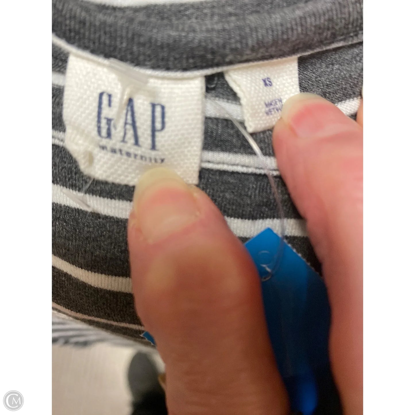 Dress Casual Midi By Gap In Grey, Size: Xs