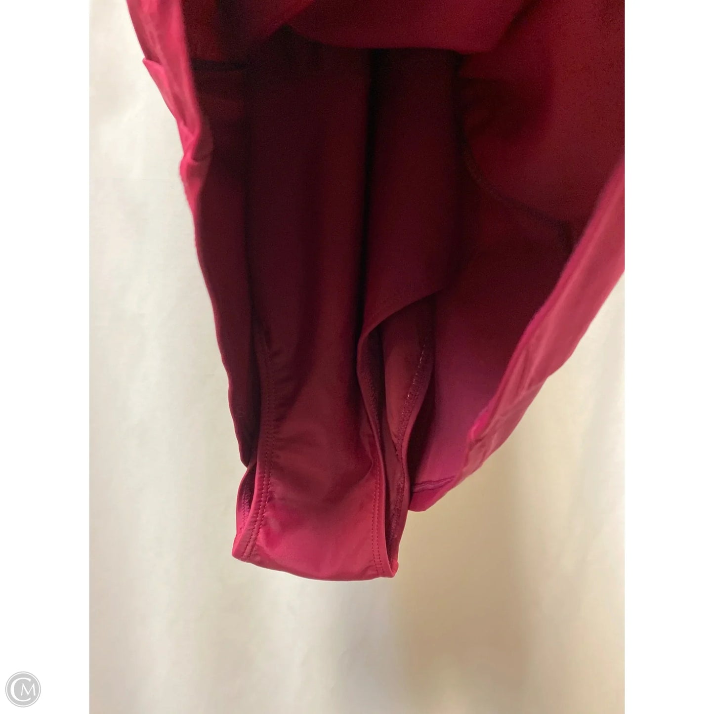 Swimsuit By Nicole By Nicole Miller In Maroon, Size: M