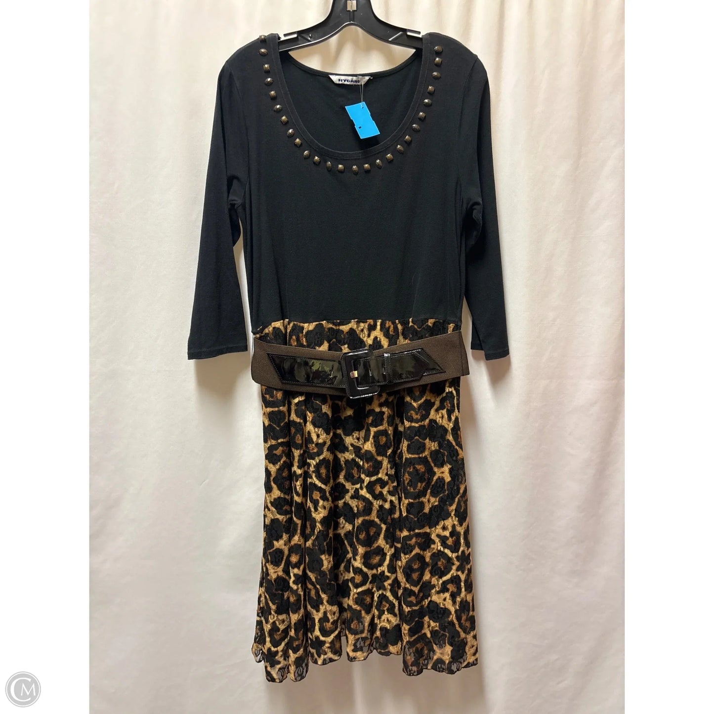 Dress Casual Midi By Nygard Peter In Animal Print, Size: M