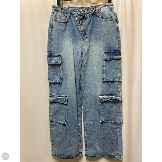 Jeans Straight By Shein In Blue Denim, Size: 10