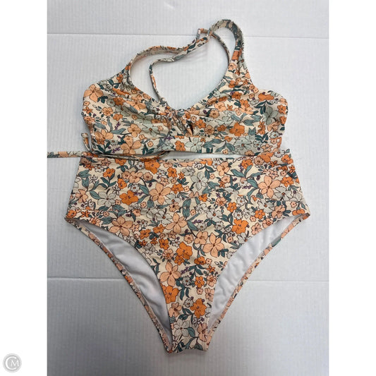 Swimsuit 2pc By Clothes Mentor In Orange, Size: Xl