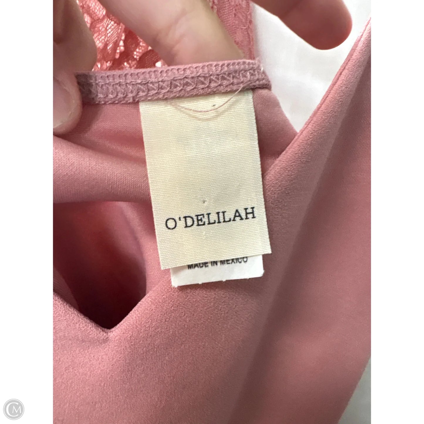 Top Sleeveless By Clothes Mentor In Pink, Size: L