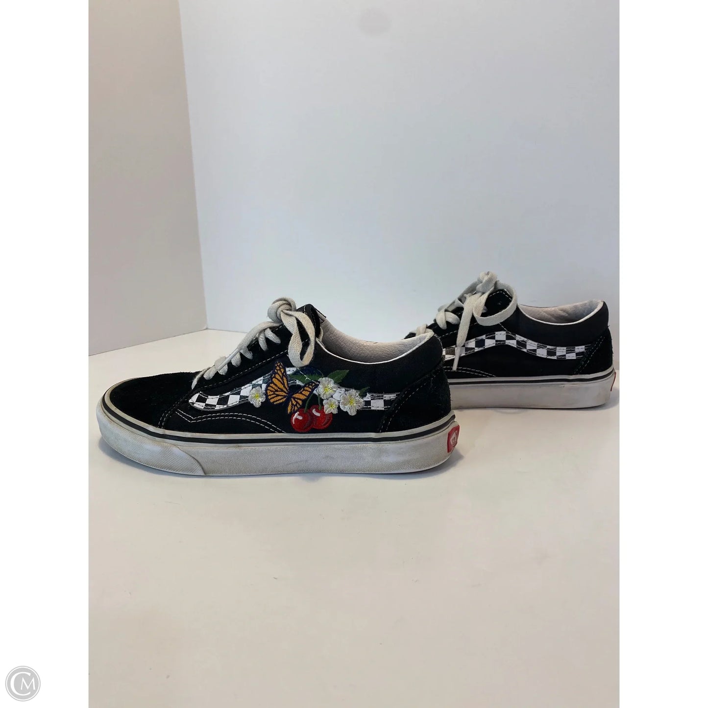 Shoes Sneakers By Vans In Black, Size: 8