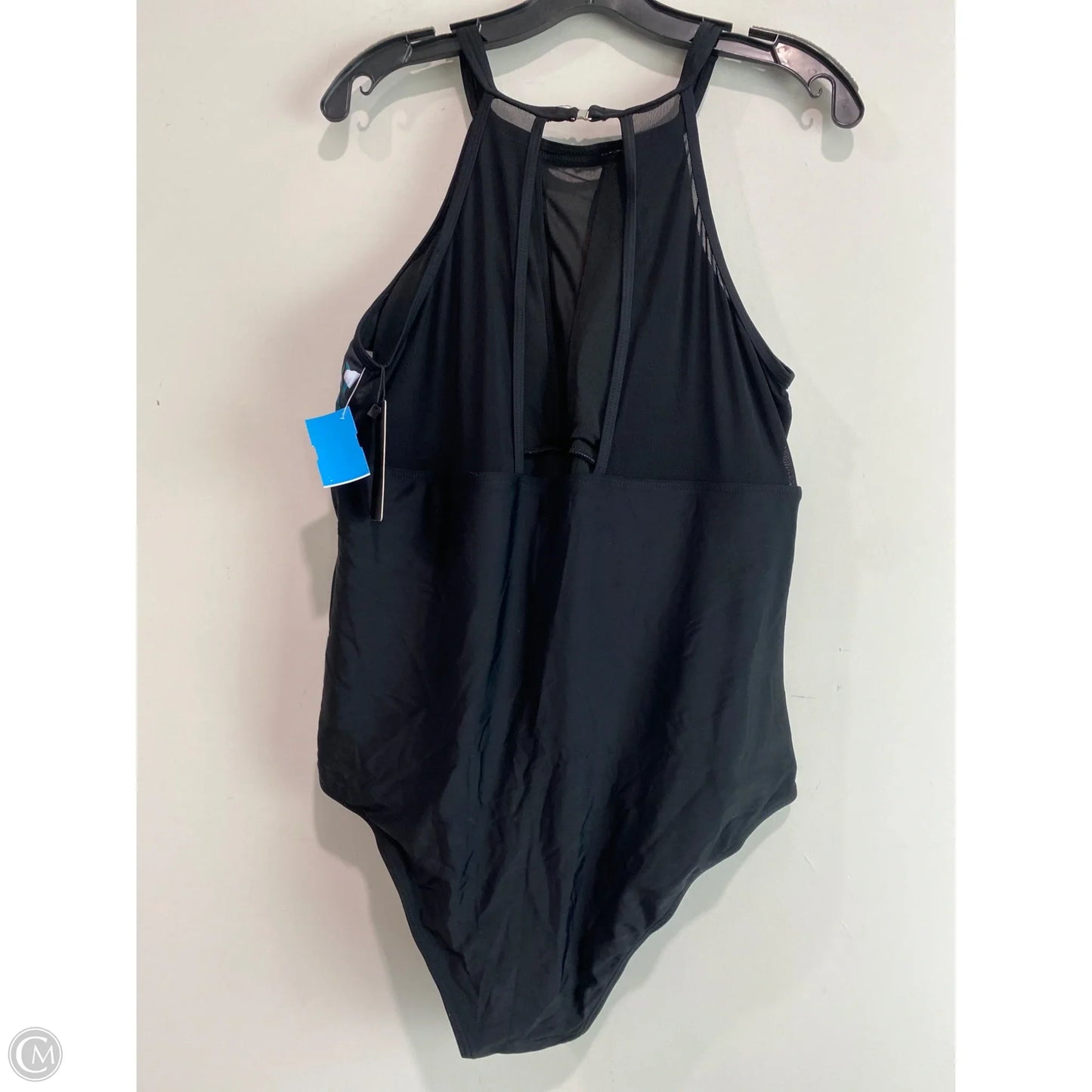 Swimsuit By Clothes Mentor In Black, Size: 1x