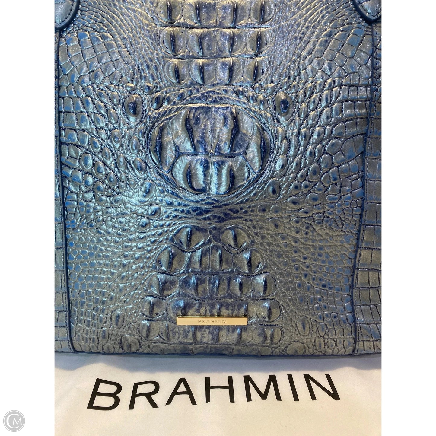 Handbag Designer By Brahmin, Size: Large