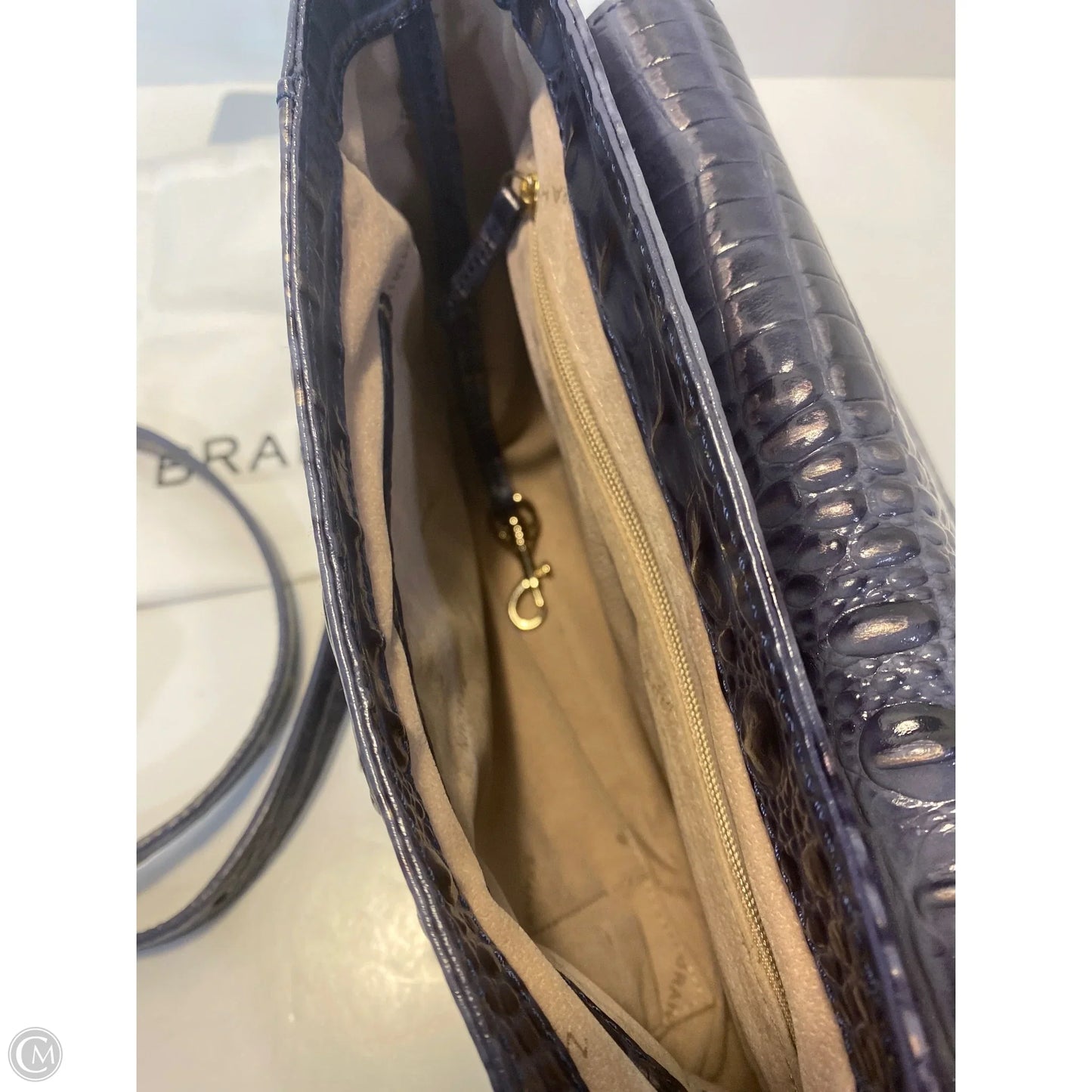 Crossbody Designer By Brahmin, Size: Medium