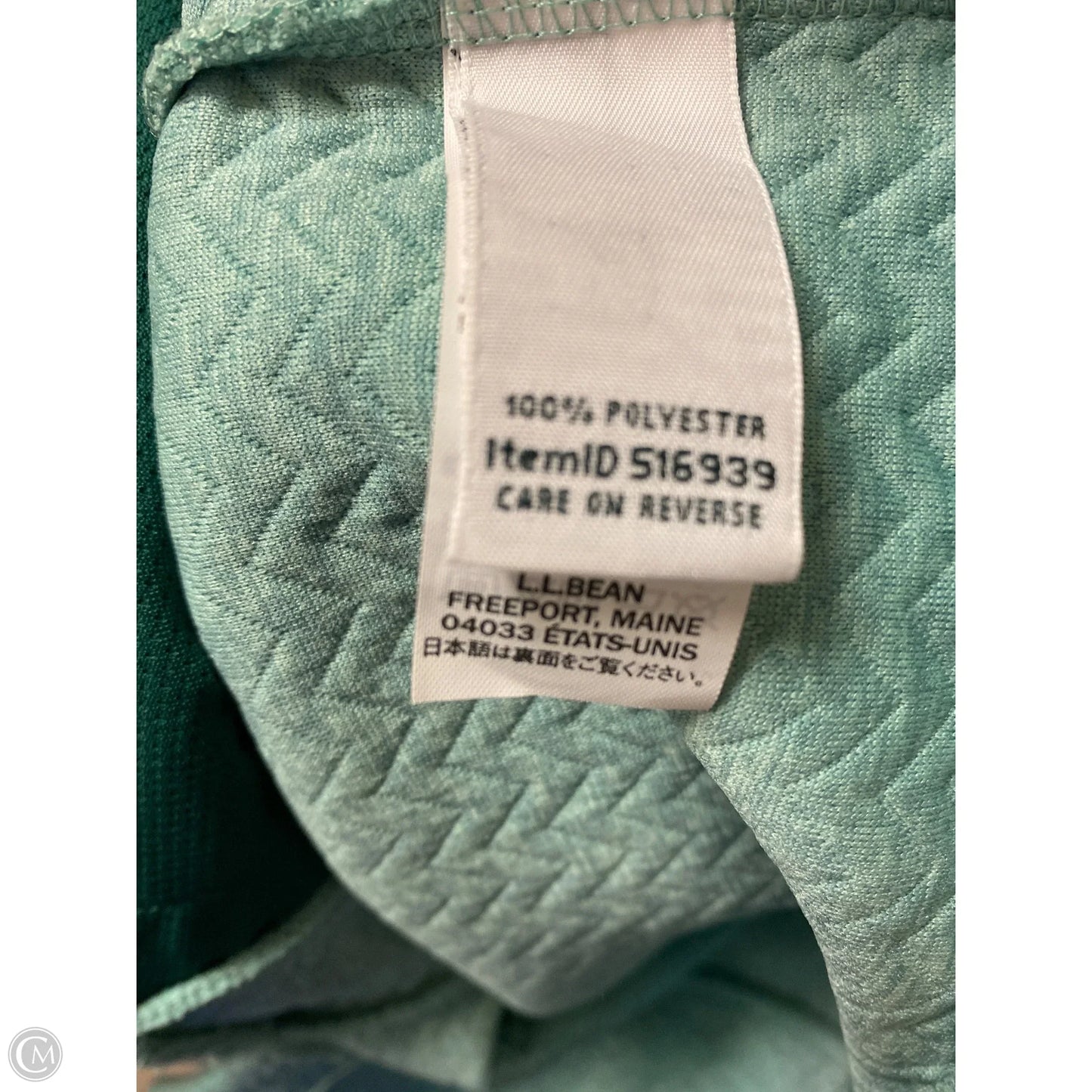 Sweatshirt Collar By L.l. Bean In Green, Size: Sp
