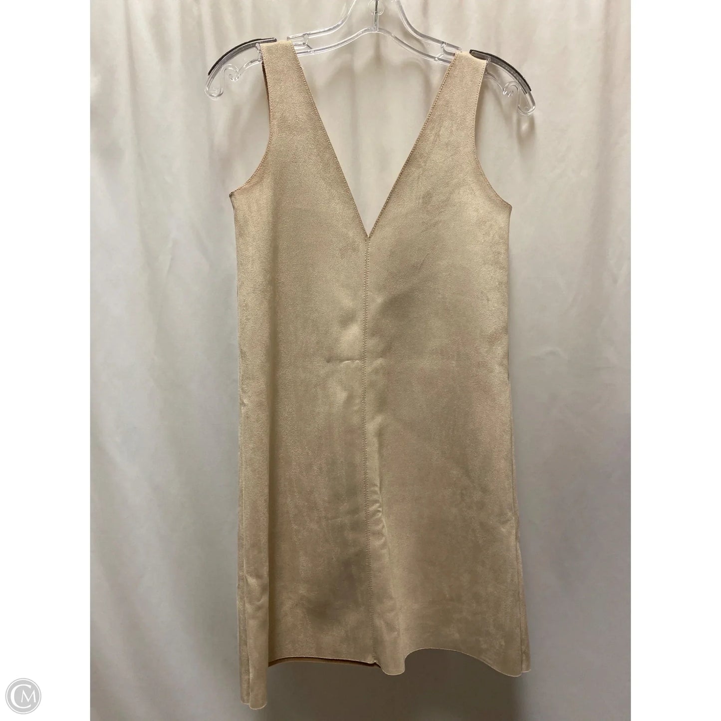 Dress Casual Short By Zara In Tan, Size: S